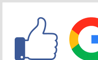 Facebook vs Google Infographic